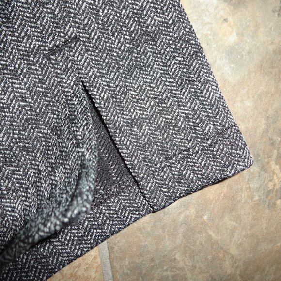 Athleta Metro High Waisted Leggings Herringbone Stretch Pants Womens Medium Gray - Picture 4 of 15
